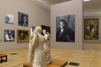 Yan Pei-Ming – Courbet, corps-à-corps
